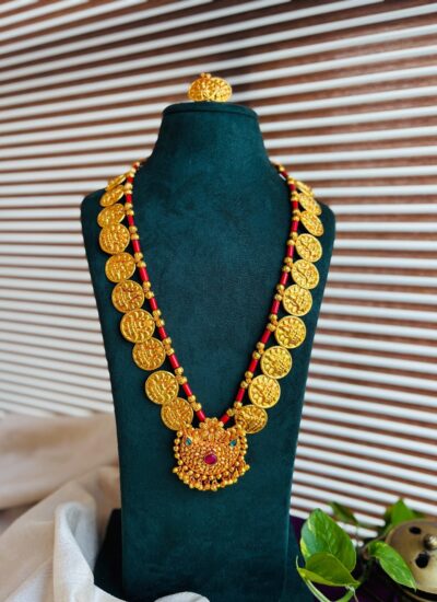 chandra powda  With earrings