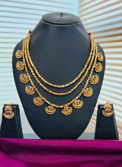 Gaj- ashtapailu with earrings