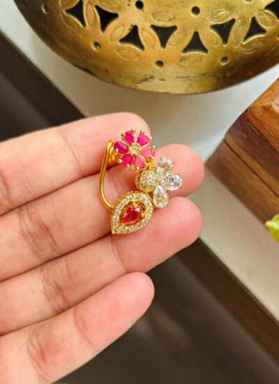 Pink Kundan Nath