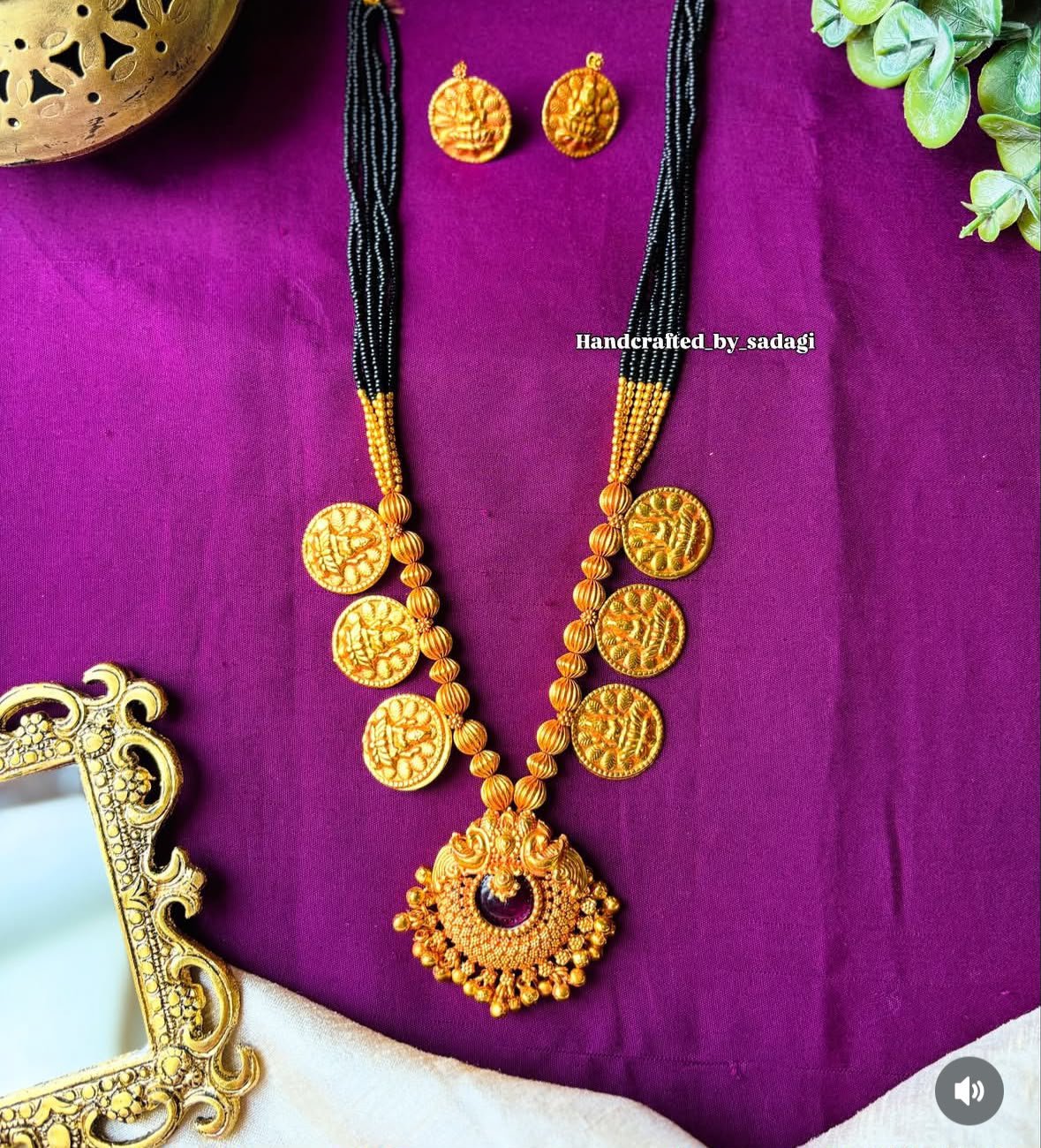 Laxmi coin mangalsutra