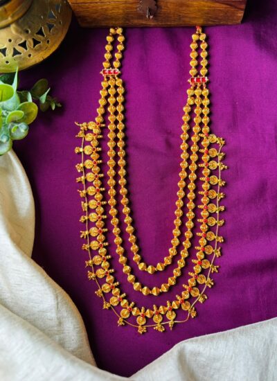3 layered Kolhapuri saaj