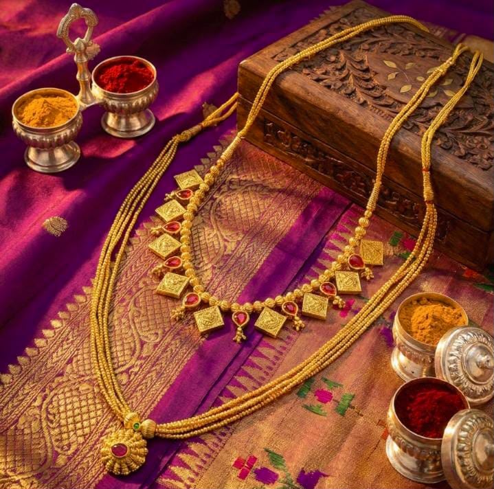 Traditional gold necklace