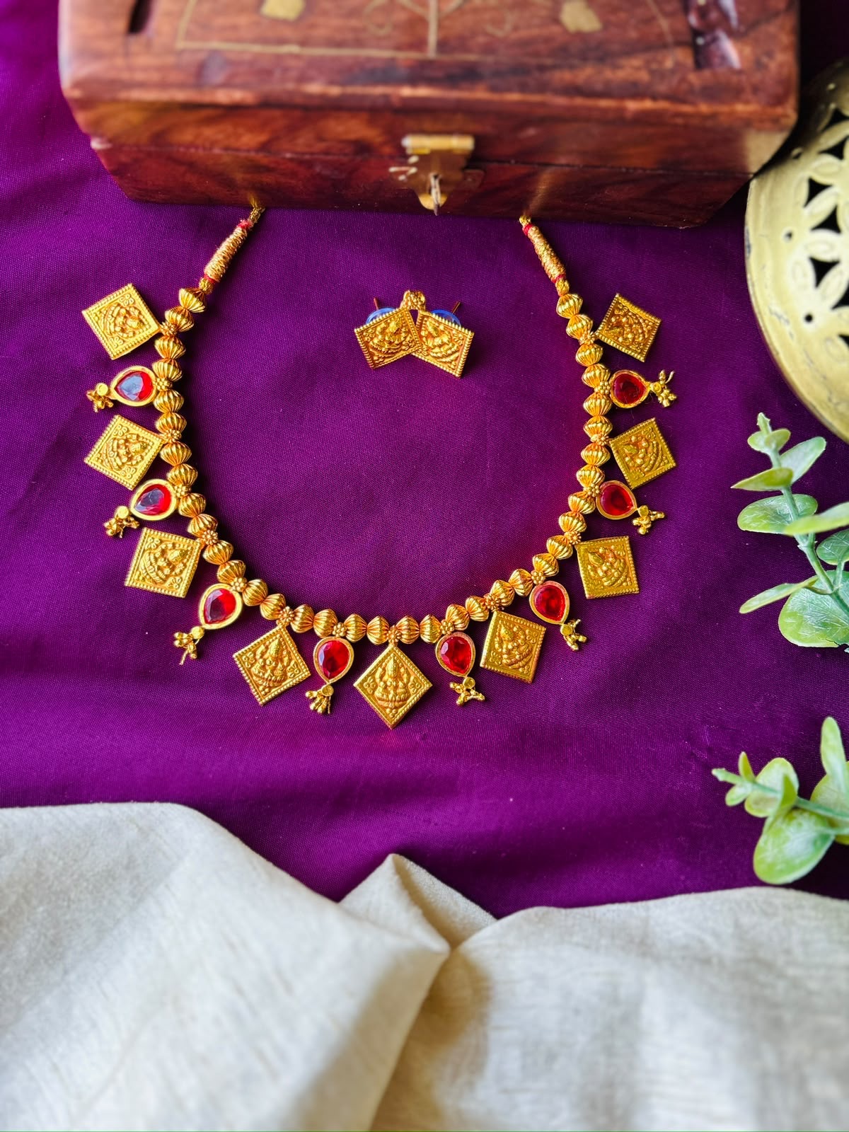 Chaukon Laxmi necklace