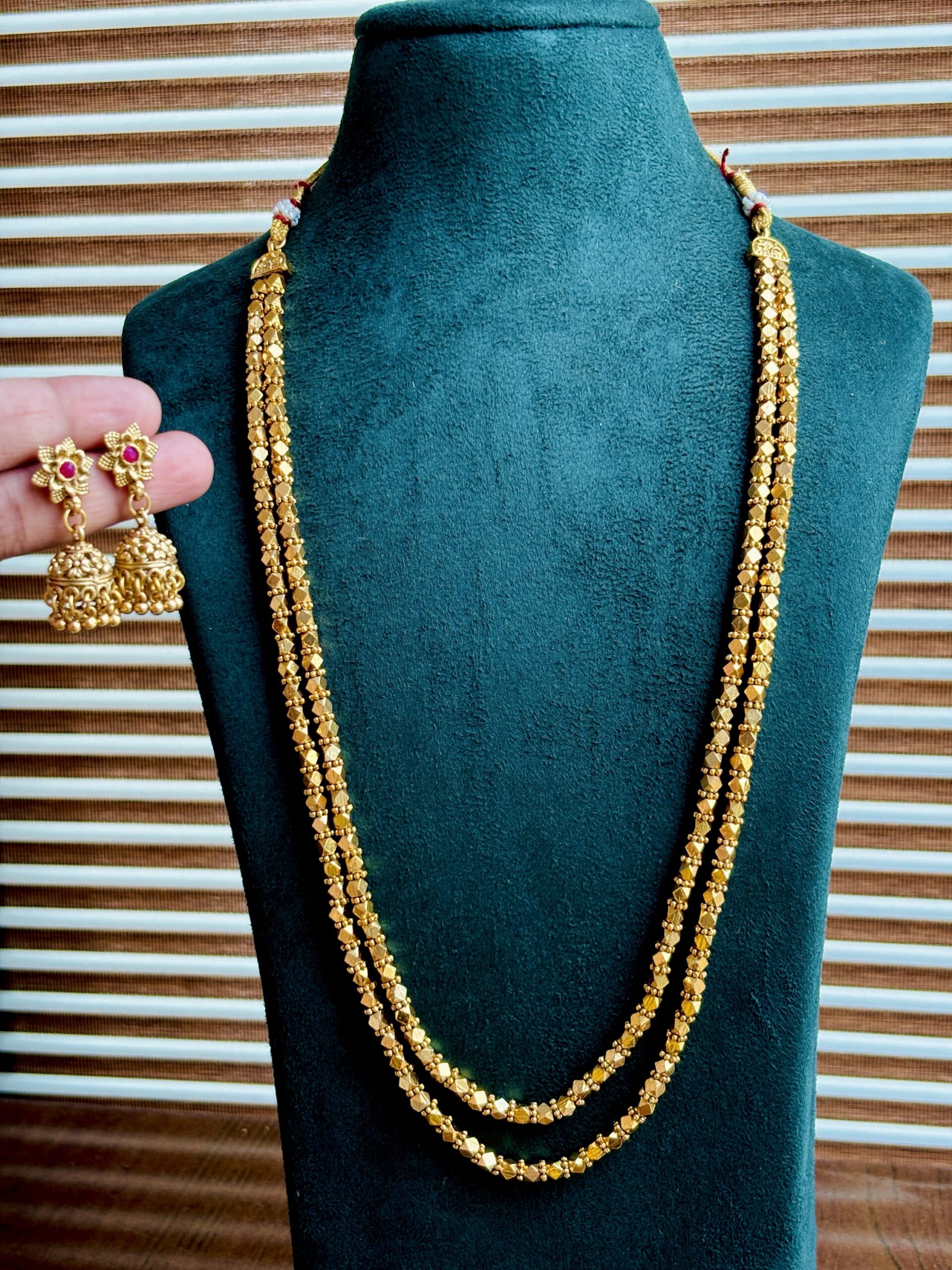 Ashta chakri mala 2 layered