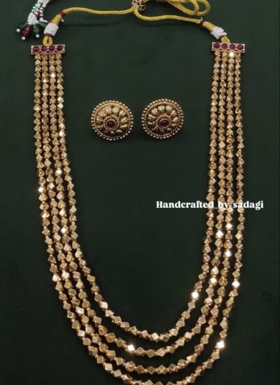 Ashtapailu 4 layer Mala