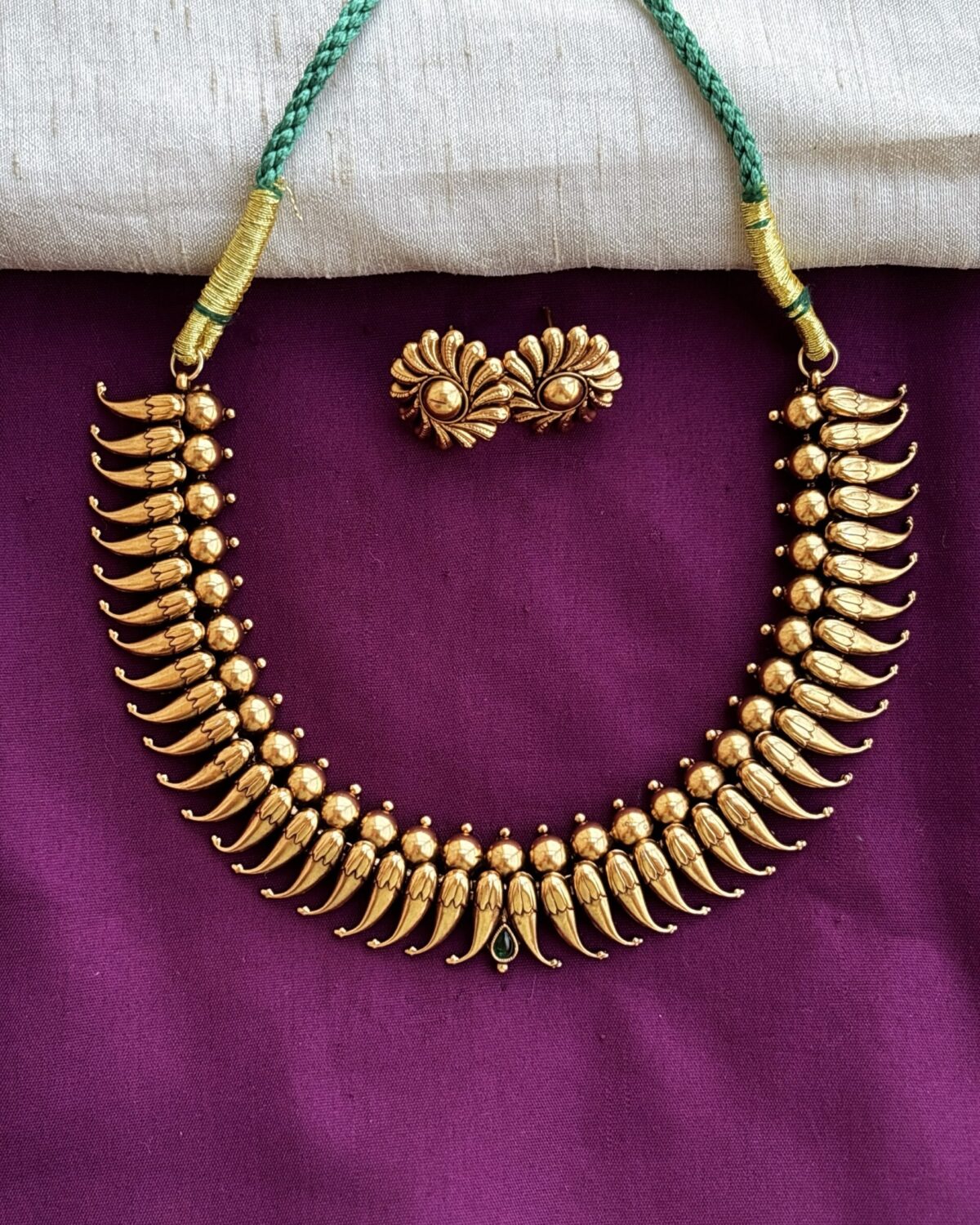 Chafekali necklace green