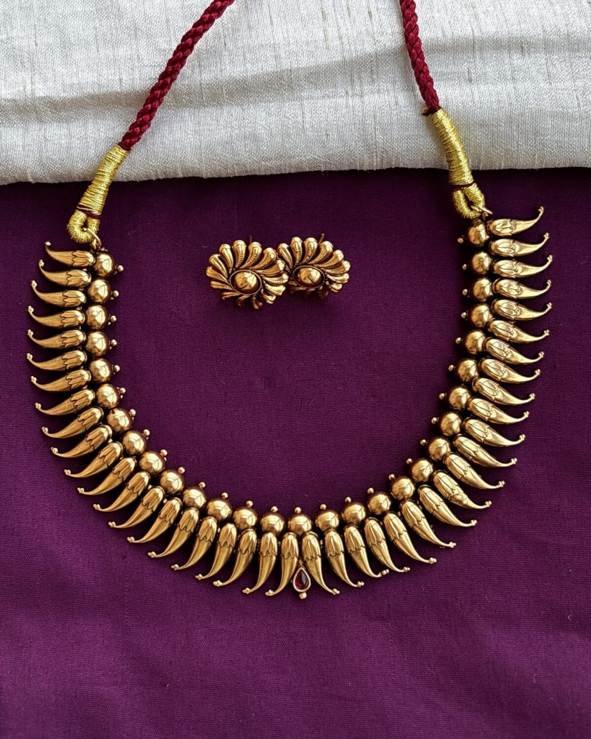 Chafekali necklace pink